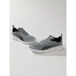 Puma Men Grey Colourblocked Sneakers
