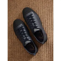 RARE RABBIT Men Sauron Pro Colourblocked Leather Sneakers