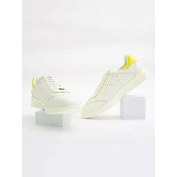 The Roadster Lifestyle Co. Men White Round Toe Sneakers