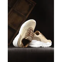 Roadster Women Brown Faux Leather Sneakers Lace Up Sneakers Sneakers For Women