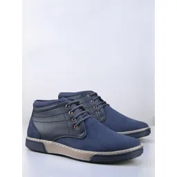 The Roadster Lifestyle Co. Men Blue Round Toe Lightweight Sneakers