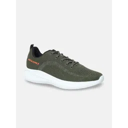 Jack & Jones Men Woven Design Lace-Up Sneakers