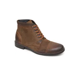 RAPAWALK Men Mid Top Suede Regular Boots