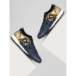 VECTOR X Unisex Printed Fixed Cleats Lace-Up Football Shoes