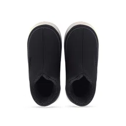 CASSIEY Women Contrast Sole Winter Fur Slip-On Sneakers