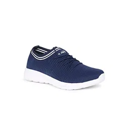 JQR Men MOJ 401 Navy Blue White Mesh Running Shoes