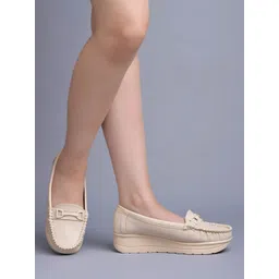 Upper Bow Detailed Loafers For Women & Gilrs Loafers For Women