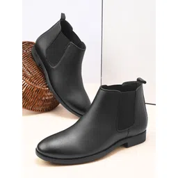 Comfortable Synthetic Leather Boots For Men