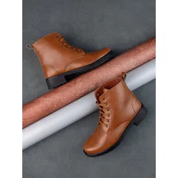 The Roadster Lifestyle Co. Women Tan Coloured High-Top Regular Boots