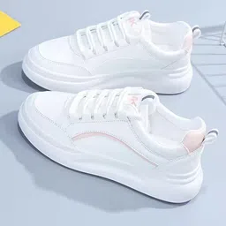 Casual Sneakers White Shoes For Girls And Sneakers For Women
