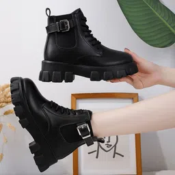 Smart Casual Black Boots For Women & Girls Boots For Women Boots For Women