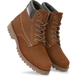 Genuine Leather High Ankle Mountain Climber Boots For Men