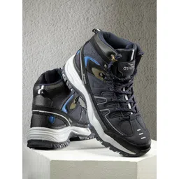ASIAN Men EVEREST-22 Textured Mid-Top Sneakers