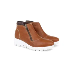 PEPITOES Women Heeled Mid-Top Regular Boots