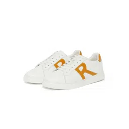 RARE RABBIT Men Nova Printed Leather Sneakers