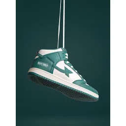 Xtep Men Classic Mid Top Colourblocked Basics Sneakers