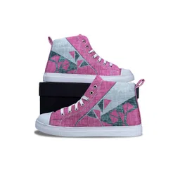 KobSook Women Printed High Top Sneakers