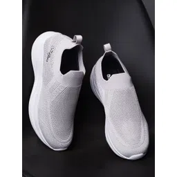 Action Plus Men Textured Slip-On Sneakers