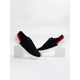 Mast & Harbour Men Black Colourblocked Sneakers