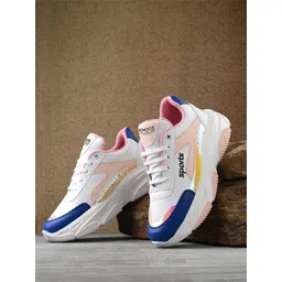 knoos Women Colourblocked Lightweight Sneakers