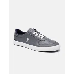 U S Polo Assn .Men Grey PU Sneakers