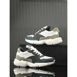 Mactree Men Colourblocked Lace - Ups Sneakers