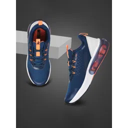 JQR Men SUN Teal Blue Mesh Running Shoes