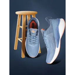 JQR Men WIND Blue Mesh Running Shoes