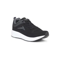 JQR Men SPECIAL-001 Black Lace Up Mid-Top Mesh Running Sports Shoes