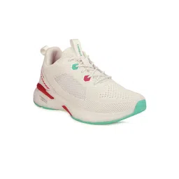 Campus Women Off White Mesh Running Shoes