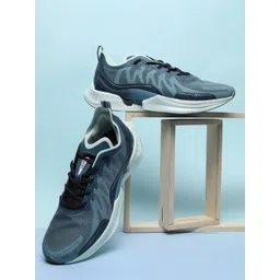 Xtep Men Green Textile Running Non-Marking Shoes