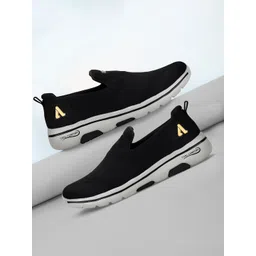 Aqualite Men Elastic Fit Technology Non-Marking Walking Sports Shoes