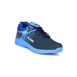 ASE Men Blue Badminton Non-Marking Shoes