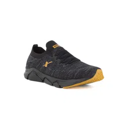 Sparx Men Black Mesh Running Non-Marking Shoes