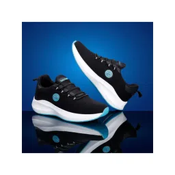 bacca bucci Women Black Mesh Running Non-Marking Shoes