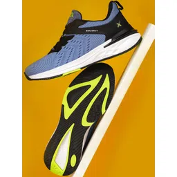 HRX by Hrithik Roshan Men Teal Blue & Black Cushioning PSI Mesh Running Shoes