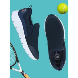 HIROLAS Men Mesh Slip-On Shock Absorbing Walking Shoes