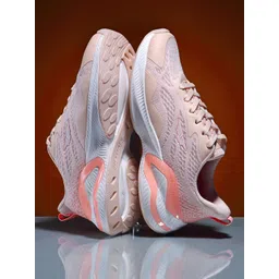 Red Tape Women Pink Mesh Walking Shoes