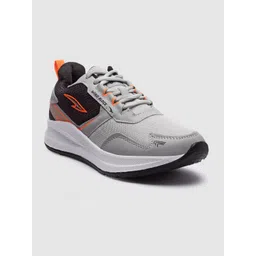 ASIAN Men Grey Mesh Running Non-Marking Shoes