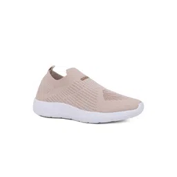 ASIAN Men Beige Mesh Walking Non-Marking Shoes