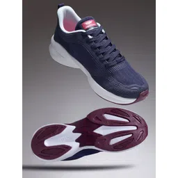 Red Tape Women Navy Blue Mesh Walking Shoes