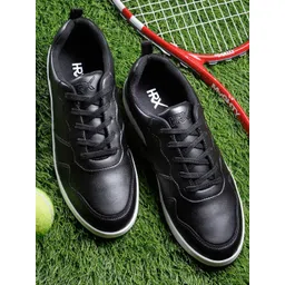 HRX by Hrithik Roshan Men Black & White Comfort Insole Sneakers