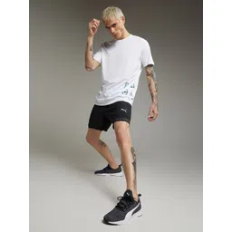 Puma Men Black Textile Running Shoes