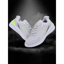 ASIAN Men Grey Mesh Running Shoes