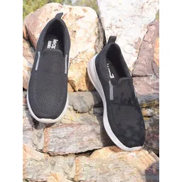 Liberty Men Textured Slip-On Walking Shoes