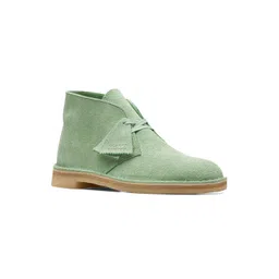 Clarks Men Mid Top Suede Desert Boots