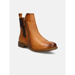 BAGATT Ronja Women Block-Heeled Leather Chelsea Boots