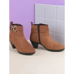 Metro Women Solid Mid-Top Boots