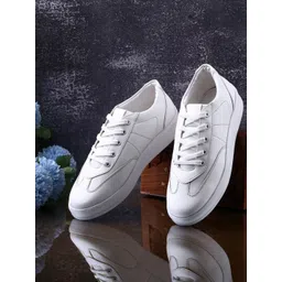 The Roadster Lifestyle Co. Women White Lace-Up Sneaker