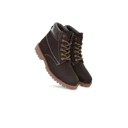 Harrytech London Men Brown Solid Casual Regular Boot